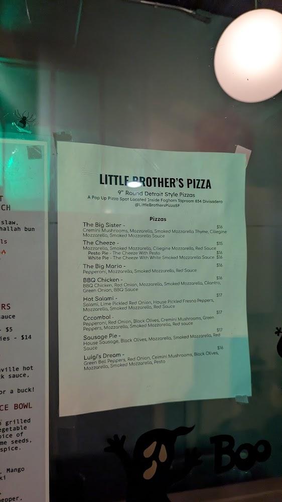 Little Brother's Pizza CHEEZE WITH SMOKED MOZ SAUCE